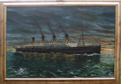 tableau titanic peinture